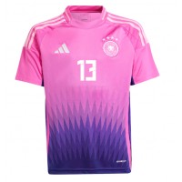 Fotbalové Dres Německo Thomas Muller #13 Venkovní ME 2024 Krátký Rukáv